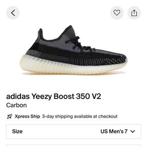 Adidas Yeezy Boost 350 V2 “Carbon”